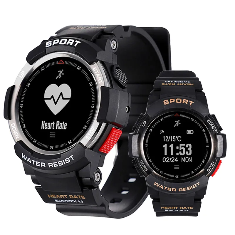 

Sport Smart Watch Waterproof IP68 Bluetooth 4.0 Heart Rate Monitor Camera Connect Watch Men Smartwatch For Android IOS iPhone