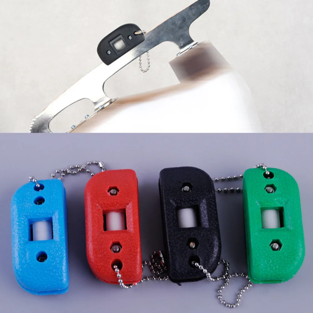 

1pcs Ice Figure Speed Skating Blade Handheld Sharpener White Sand hand Held Grindstone Skate Tool Grinder Stone Tool