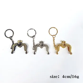 

wholesale 10PCS 4CM M shape alloy Mini tiny metal purse frame DIY Kiss Lock bag Accessories antique brass/gold/Silver