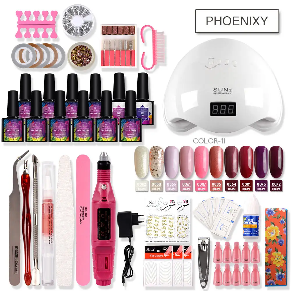 Комплект гель-лака с гель-лаком для ногтей комплект 10 шт. 8 мл Гель ...