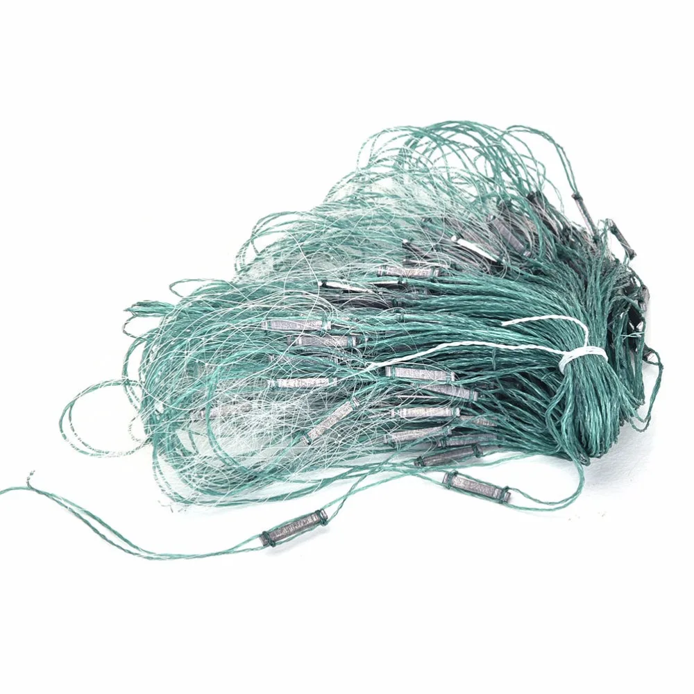 20m 3 Layers Monofilament Gill Fishing Net with Float Fish Trap Rede De Pesca sa