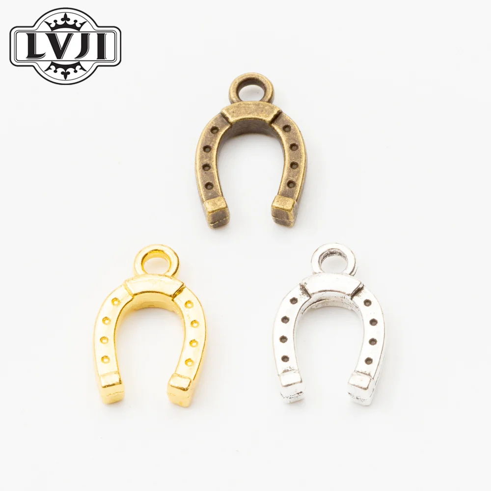 

90pcs zinc alloy Animal horseshoe pendant DIY European jewelry 5907