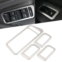 Нержавеющая сталь двери автомобиля отделкой Панель тянуть ручки кнопка включения окно Рамки Стайлинг Обложка для VW Гольф 7 VII Гольф 7 MK7 GTI