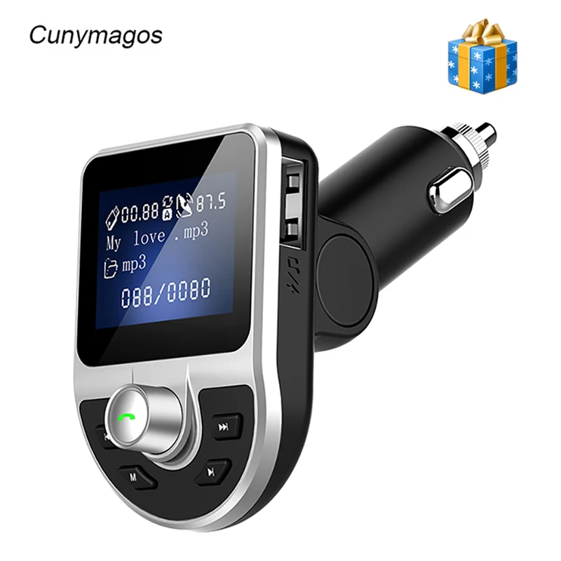 Wireless Car Bluetooth FM Transmitters Aux Modulator Handsfree Car Kit