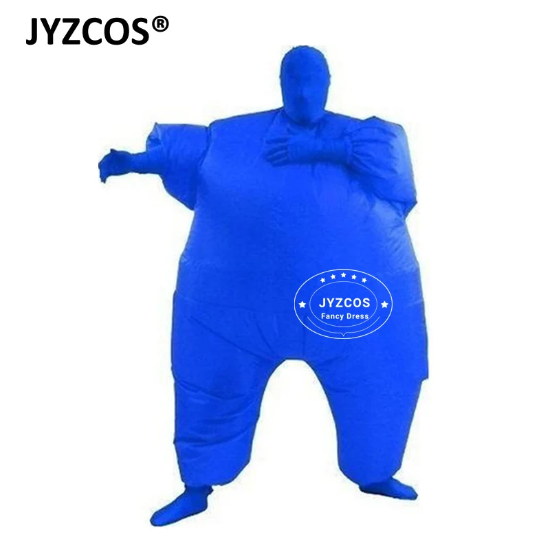 JYZCOS Adult Men Chub Suit Inflatable Costume Full Body Blow Up Fat Chub Disfraces Fancy Dress Halloween Party Cosplay Costume-- (1)