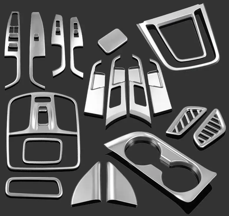 

FIT FOR 2016 2017 HYUNDAI ELANTRA AVANTE CHROME REAR SEAT DRINK CUP HOLDER CHROME TRIM COVER BEZEL FRAME WATER CUP TRIMS COVER