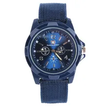 New Sport Military Quartz Watch Nylon Band Army Men’s Stainless Steel Wrist Watches