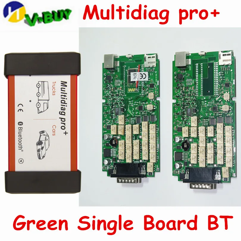 

DHL Free 10pcs/lot Single Board Multidiag Pro + Bluetooth OBDIICAT-CDP NEW VCI OBD2 Car Diagnostic Interface Auto Scanner
