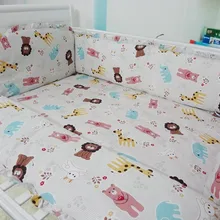 Продвижение! 6 шт. постельных принадлежностей для детская кроватка и кроватки детская кроватка комплект набора( бамперы+ лист