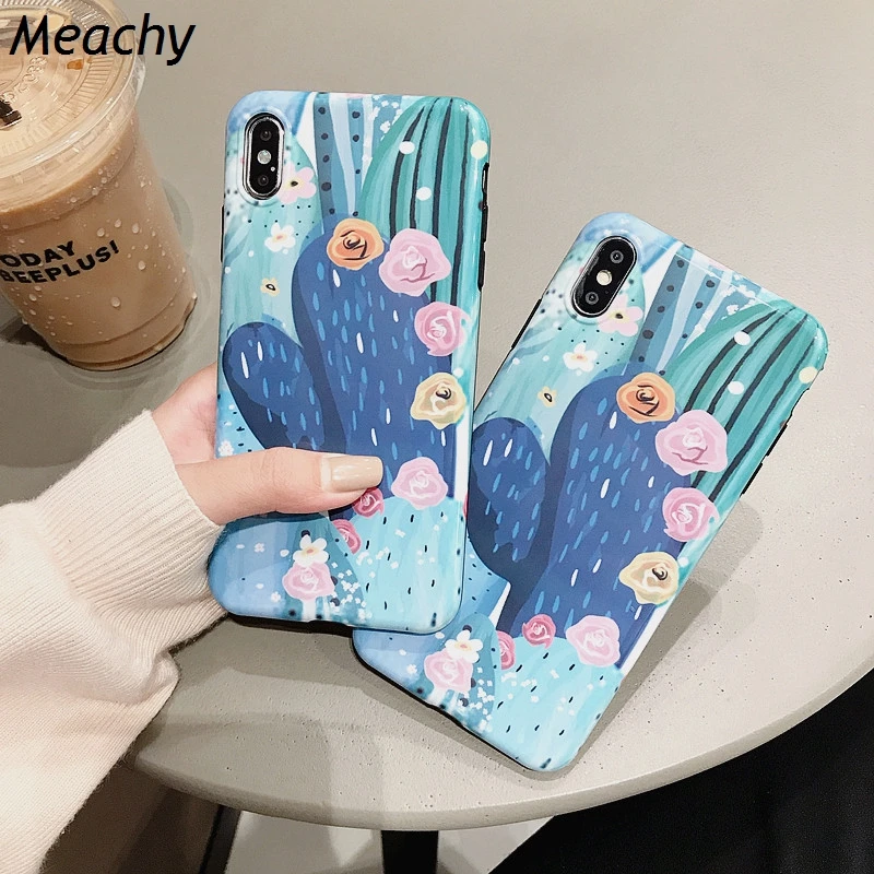 

Meachy Cactus Phone Case For Huawei P30 P20 Pro P10 P10 Plus Mate 20 Pro Mate 10 Pro Silicone Case Cover For Huawei Honor 10 9
