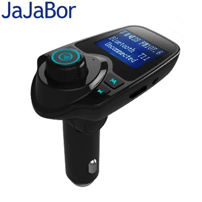 

JaJaBor FM Transmitter Bluetooth A2DP Wireless Car MP3 Player AUX Bluetooth Play Handsfree Calling Car Kit Dual USB Car Charger