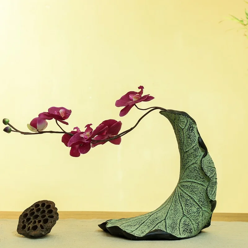 Dry Flower Decoration Lotus Leaf Retro Home Furnishing Living Room