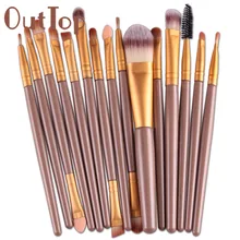 Best Deal New Good Quality Professional 15 pcs/Sets Eye Shadow Brush Foundation Eyebrow Lip Brush Makeup Brushes Comestic Tool