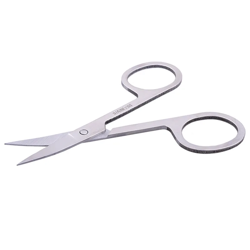 

Professional Eyebrow Scissor Makeup Manicure Scissors Nails Cuticle Scissors Curved Pedicure Dead Skin Remover Makeup Tool