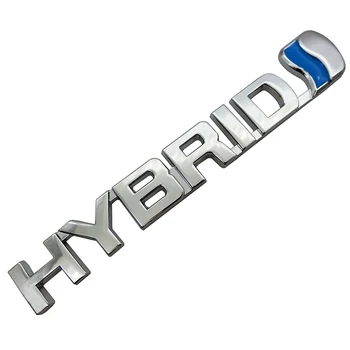 

1PCS 3D Car Styling Hybrid logo Metal Car Stickers Emblem Auto Badge Decal For Toyota Prius Camry Crown Auris Rav4s Car