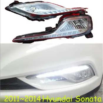 

sonata Daytime light;2011~2014, Free ship!LED,sonata fog light,Equus,Elantra,accent,solaris,Coupe,i10,Lantra,ix45,santa fe