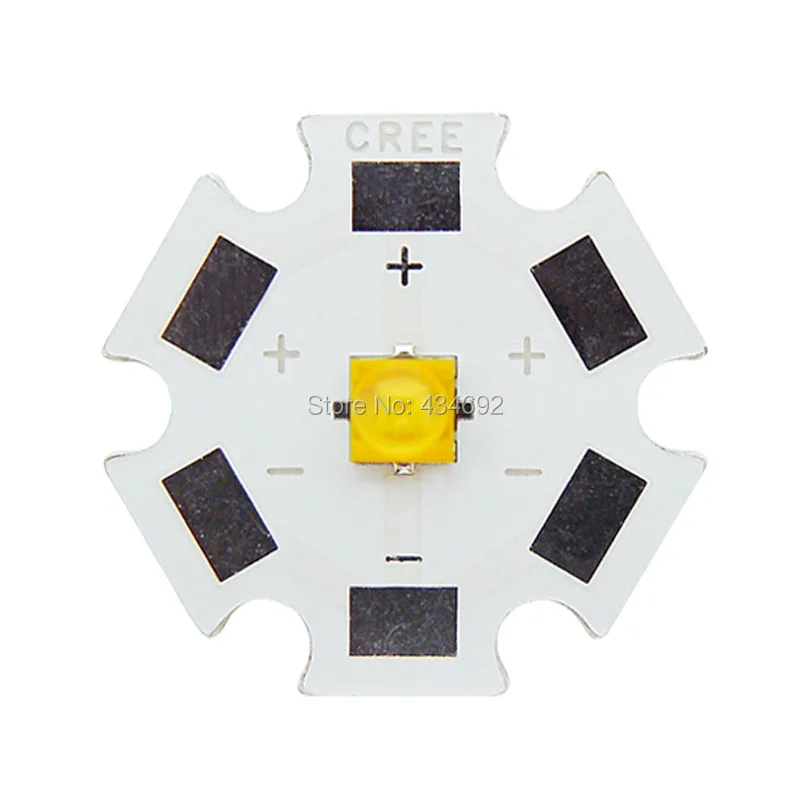 Kiwilighting Cree XT E XTE 5W LED теплый белый 3000 3200K холодный 6000 6500K Королевский синий 450 455nm