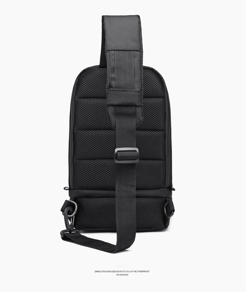 OZUKO 9115, модные сумки через плечо для мужчин, водонепроницаемая, usb зарядка, сумка через плечо, нагрудная сумка, короткая, для поездок, слинг, сумка-мессенджер, Мужская