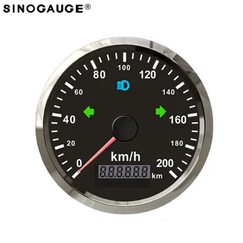

85mm GPS speedometer 200km/h kph mph 3 3/8" inch for motorcycle car truck Waterproof IP67 Ublox Module Overspeed Warning Harley