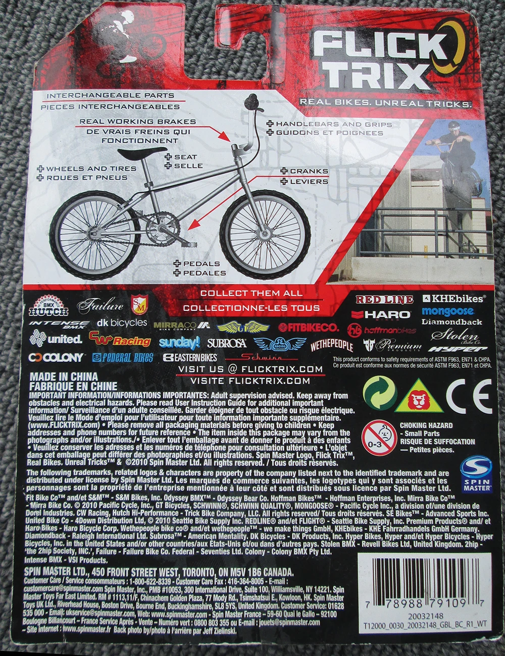 Hot Sale! Mini DIY flick trix Finger bike Bmx Diecast Nickel Finger Bicycle interesting toys GIFT for children kids Toys  