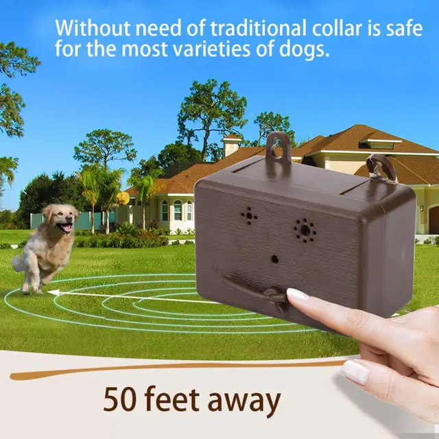 Outdoor Dog Controller Ultrasonic Controller Dog Repeller Dog Bark Control Anti Barking Device Dog Control Training Accessories