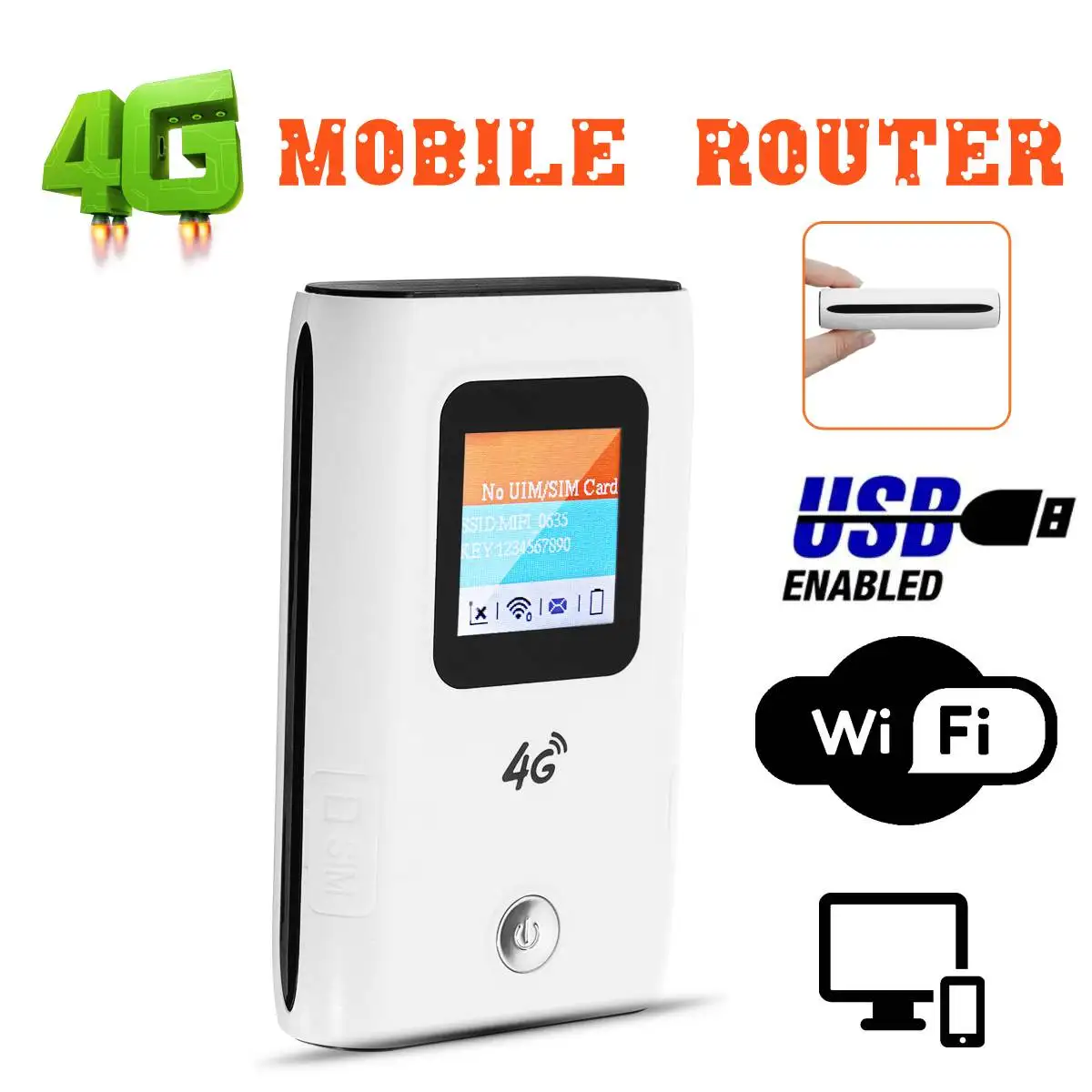 

MF8052S Portable 4g Wireless Router With Mobile Power Function Wifi Charging Treasure Portable Supports all WiFi devices
