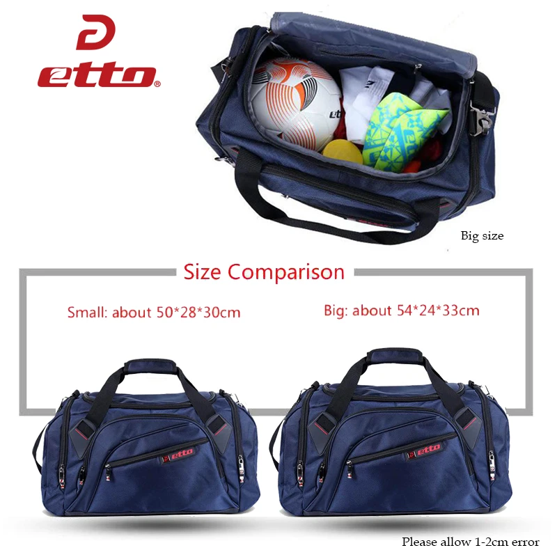 Etto profesional grandes deportes bolsa gimnasio bolsa de los hombres de las mujeres independiente de almacenamiento de bolsa portátil de hombro gimnasio bolsa HAB002 - 6