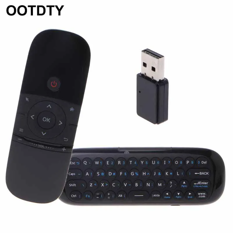 

W1 2.4G Air Mouse Wireless Keyboard 6-Axis Motion Sense IR Learning Remote Control for Smart TV Android TV BOX Laptop PC