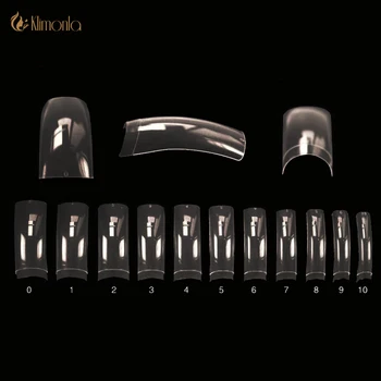 

500Pcs/Lot Transparent French Fake False Nails Professional Acrylic Half Cover Nail Tips UV Gel Polish Artificial Faux Ongles