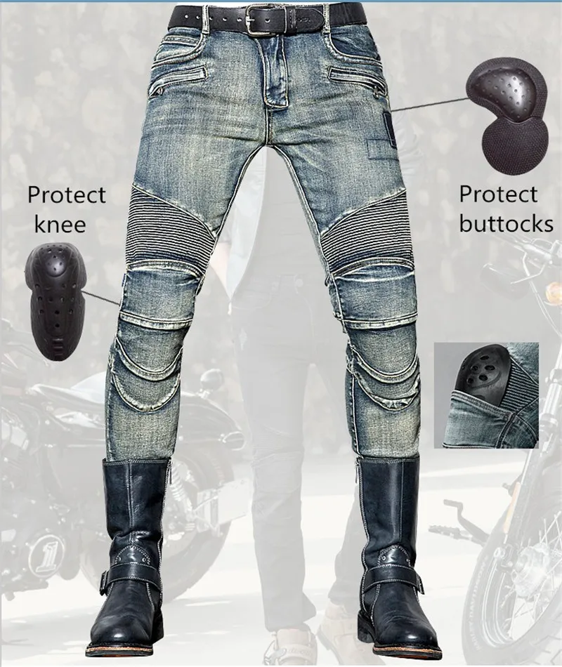 uglybros Guardian UBS017 джинсы мотоцикл защитные брюки Винтаж локомотив брюки