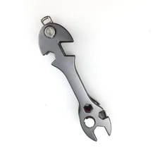 Большой органайзер для ключей, мужской кошелек для ключей из цинкового сплава, компактный держатель для ключей, умная ключница, сделай сам, EDC, карманный органайзер для ключей