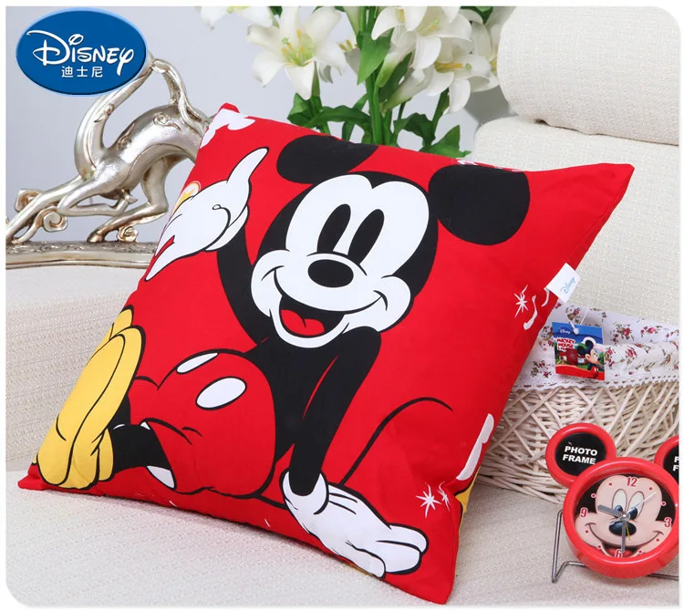 Disney черные чехлы для мобильных телефонов с Микки и Минни подушки Чехол Подушка