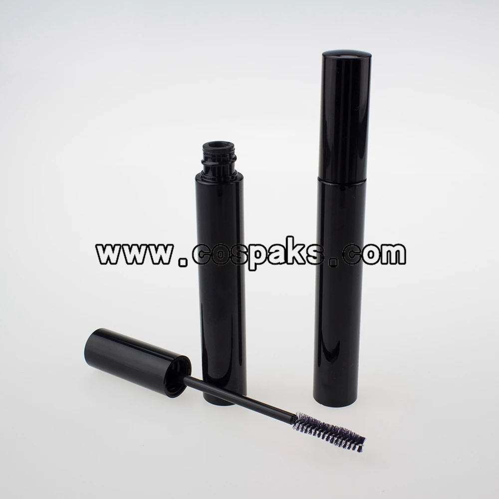 1000pcs wholesale 10ml black empty mascara tube with brush , 10ml empty