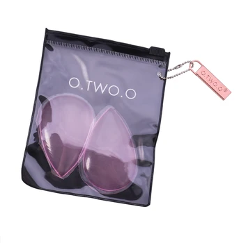 

1/2Pcs Make Up Kit Silicone Puff Transparent Silica Powder Sponge Makeup Puff Drop Style Silicone Puff Transparent