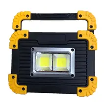 Портативный COB светодиодный рабочий свет напольный прожектор светильник-палатка аварийный светильник Кемпинг флэш-светильник USB Перезаряжаемый