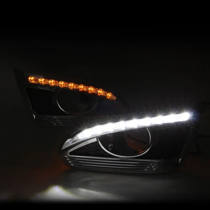 Автомобильные дневные ходовые огни для Chevrolet Captiva 2011 2014 дневсветильник белые и