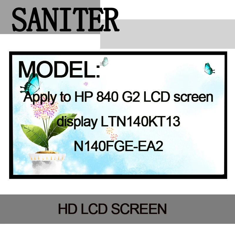 ЖК дисплей SANITER для ноутбука HP 840 G2 LTN140KT13 N140FGE EA2 B140RTN03.0 14 дюймов 30 контактный экран