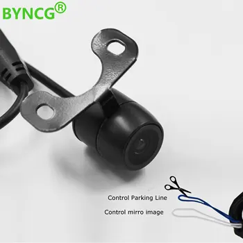 

BYNCG Waterproof CCD Car Vehicle Rearview Front Side View Backup Reversing Camera with or without Mirror Image Convert Line