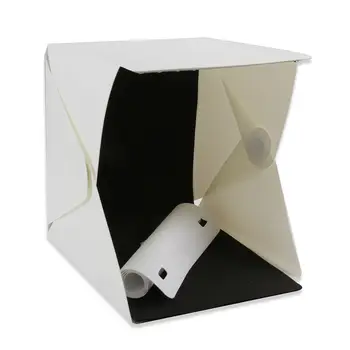

Portable 9" Mini Photograph Folding Photo Studio LED Light Box Soft Box Tent Cube + LED Light Lighting