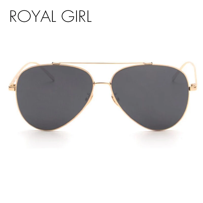 

ROYAL GIRL New Brand Classic Coating Sunglasses Men Women Colorful Reflective Coating Lens Eyewear Accessories Sun Glasses ss086