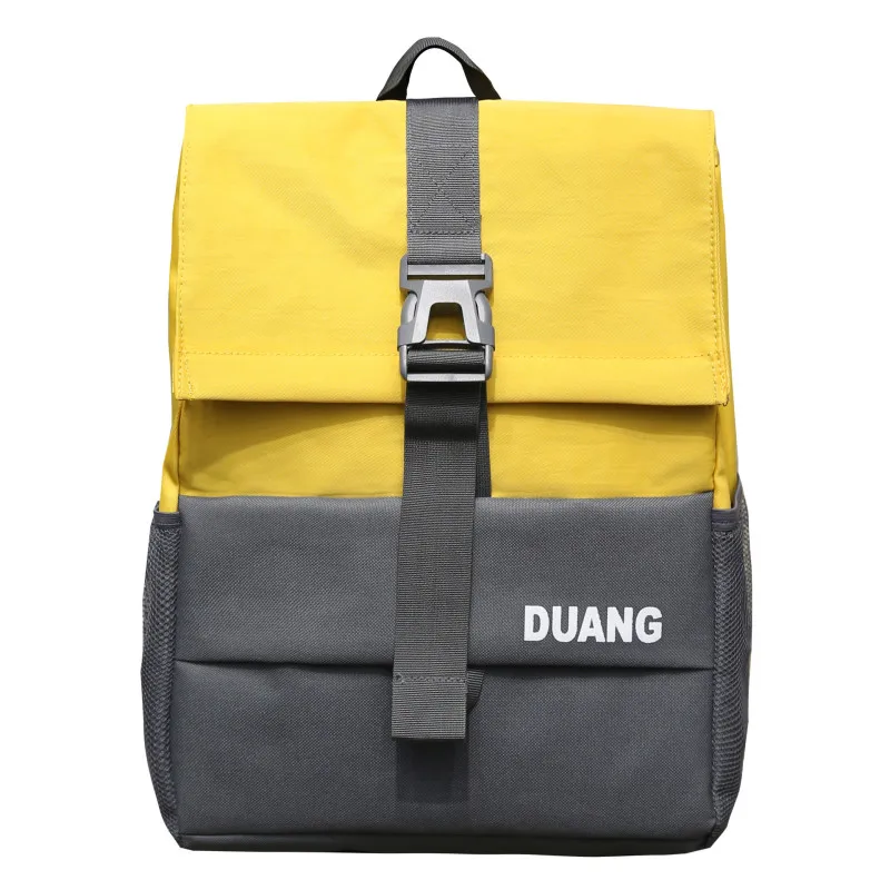 

Colour-Coloured Alphabet Printing of College Style Korean Edition Simple Fashion Student Outdoor Backpack on the Street