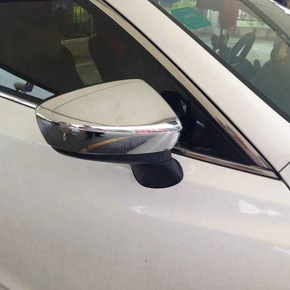 For Mazda 6 Atenza 2018 2019 2020 Chrome Rearview Side Door Mirror Cover Molding Trim Decorative Cap Accessories Car Styling | Автомобили