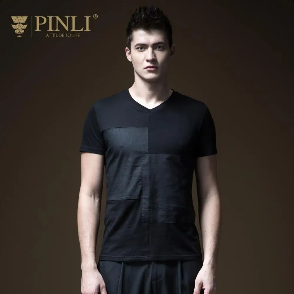 

Linkin Park Palace Product Made The New Summer V-neck Splicing Men's Cultivate Morality Short Sleeve T-shirt Coat B192211278