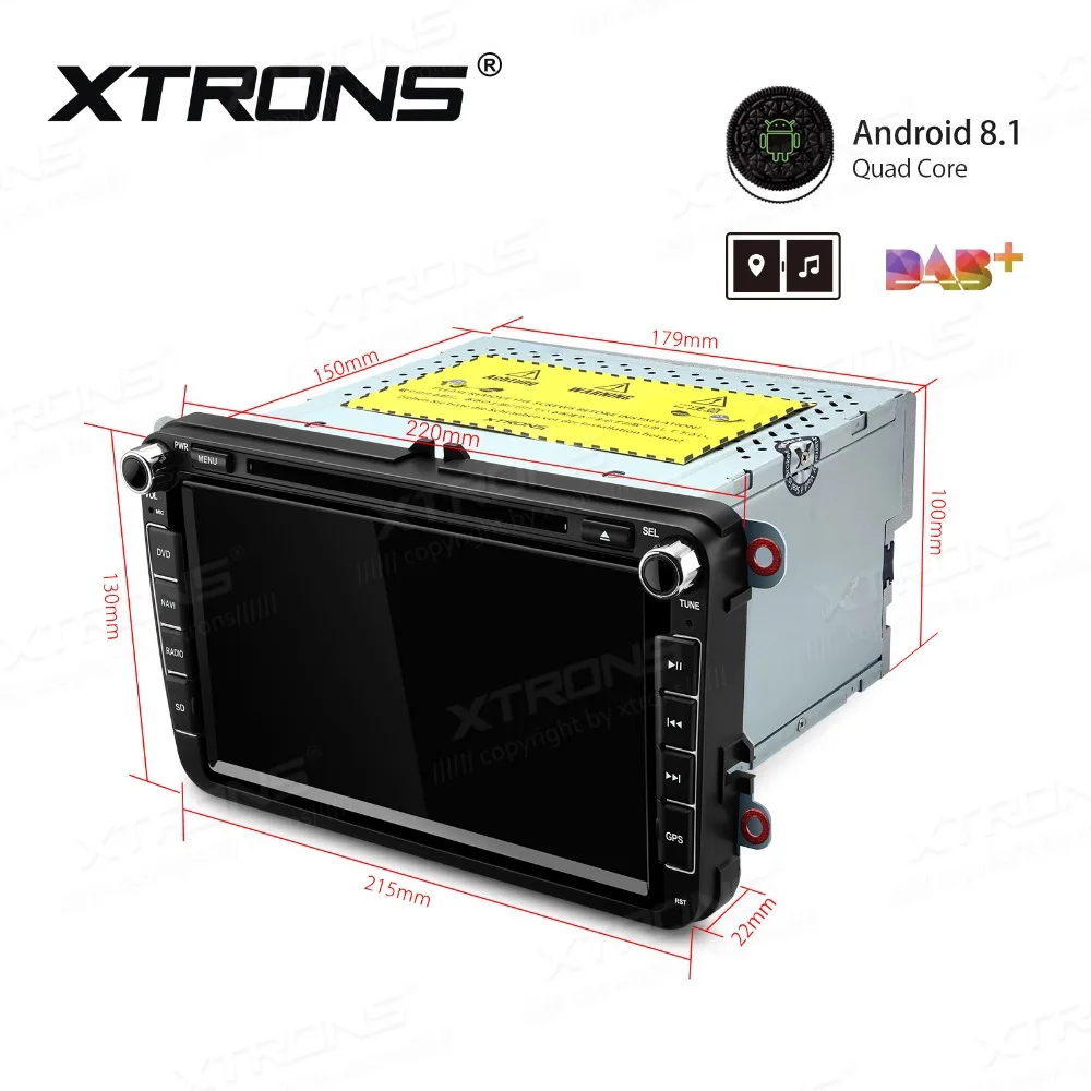 XTRONS 8 &quotAndroid 1 автомобильный DVD плеер GPS для VW Volkswagen Amarok Beetle Bora Caddy сиденья