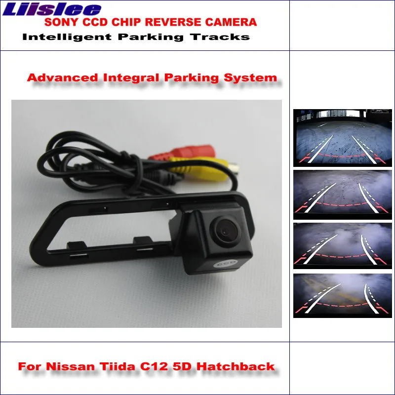 

Liislee HD SONY Car Rear Camera For Nissan Tiida C12 5D Hatchback 2011-2015 Intelligent Parking Reverse Backup NTSC RCA AUX
