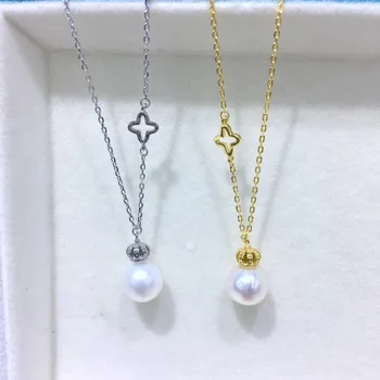 

Garden Jewelry 925 Silver Necklace Chain with Pendant Findings Component Jewelry Parts Fittings for Pearls Corals Jades Stones