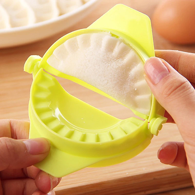 New 1PC 3 Colors Dumpling Maker Mold Making Machine Cooking Pastry Kitchen Tools Baking Accessories Good DIY Jiaozi Maker Device