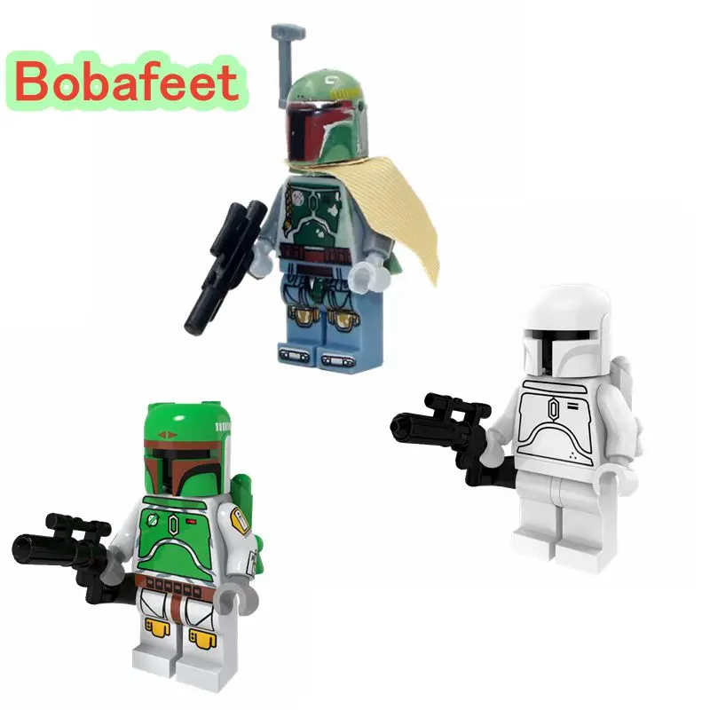 

Bobafeet Starwars The Last Jedi Bounty Hunter DIY Blocks Single Legoing Star Wars Models & Building Blocks Toys For Children