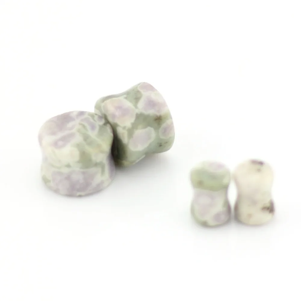 High Quality Ear Piercing Body Jewelry Stone Ear Plugs and Tunnelsin