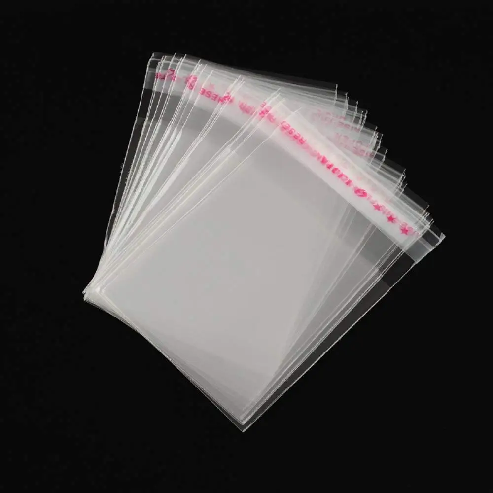 200 шт маленький прозрачный пластиковый пакет Виолончель поли упаковка Opp Печать